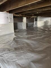 We installed SilverGlo Insulation Panels to boost energy efficiency and reflect heat back into the crawl space. Their moisture-resistant, graphite-infused foam helps maintain a dry, insulated environment, perfect for year-round comfort.