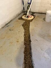 During: Our Design Specialist, Michel, recommended installing WaterGuard and a TripleSafe to prevent the issue from worsening.