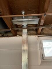 During: Our Foreman, Victor, and his crew successfully installed 12 PowerBraces along the east walls.