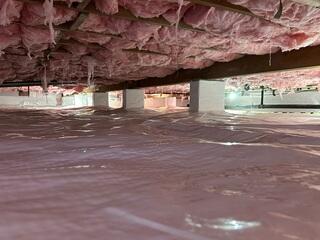 With encapsulation and a SaniDry Sedona, this crawl space is now clean, dry, and protected.
