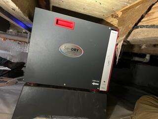 Lastly, IceGuard was added to prevent water backups caused by freezing, ensuring reliable drainage and protecting the crawl space during cold weather.