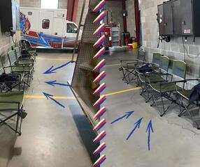 To see how we fixed this crack in the floor, scroll through the attached photos.