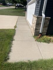 Fairbault, MN, Sinking Garage Apron Repaired