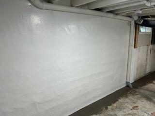 After all of our products had been installed, the crew restored the flooring