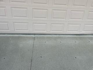 During: Charlie and his crew successfully installed all the products throughout the concrete.