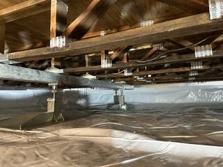 Encapsulating a Damp Crawl Space in Ventnor City, NJ