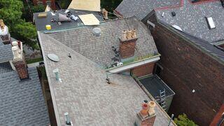 This is what the roof looked like before we started the project.