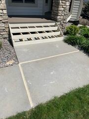 Another one of our crews arrived in a couple of days to lift the slabs and seal the joints