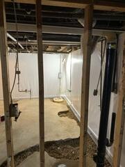 During: Our Foreman, Luis, and his crew succesfully installed all the products throughout the basement.