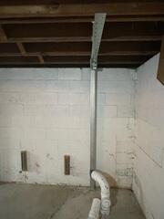 During: Our Foreman, Aaron, and his crew successfully secured all the PowerBraces along the struggling walls.