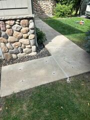 The walkway after the installation