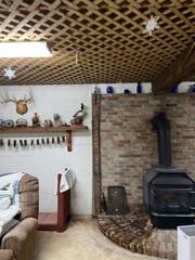 This photo was also taken upon the initial inspection. The homeowner was fed up with their exterior system due to constant leaks.