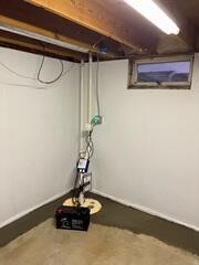 Fully waterproofed basement