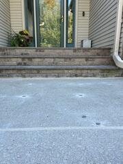 After our crews lifted the slabs and sealed the joints