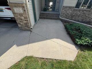 The walkway showed signs of settlement causing the area to be uneven