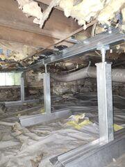 After: Our Foreman, Jose, and his crew successfully secured all the SmartJacks throughout the basement.