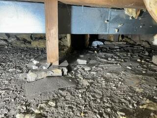 Fronteanac, MN, Sagging Floors Stabilized