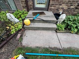 Sunken Step Repair in Maple Grove, MN