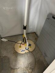 The crew also added our TripleSafe Sump Pump System to provide reliable protection against water seepage and flooding. With three levels of pumping power, including a battery backup, this system ensures continuous operation and long-term peace of mind.
