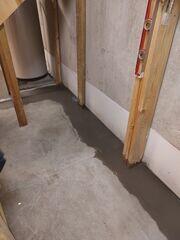 WaterGuard® Interior Drainage System: Installed along the interior perimeter of the basement floor, WaterGuard captures groundwater seepage from the walls and floor joint, directing it safely to the sump pump. Its clog-resistant design ensures long-term reliability.