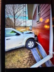 Car crash into Littleton, Maine home.