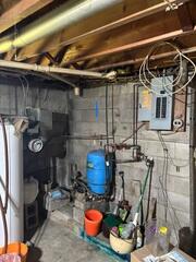 Shifting foundation wall in Littleton, Maine.