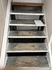 Before Photo of the staircase