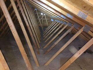 A badly insulated attic becomes energy efficient with TruSoft in Saint-Libo...