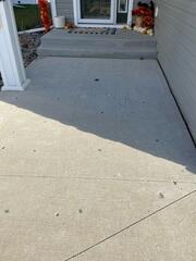 After our crew lifted the walkway with PolyLevel