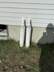 IceGuard® Discharge Line Protection:
Added to the sump discharge line to prevent backup and freezing during the winter months, ensuring water always exits the system safely.