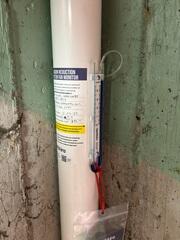 During: Our Radon Sales & Service Technician, Jackson, recommended installing a Radon Mitigation System in the home.