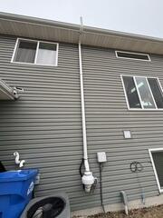 After our crew successfully installed the radon mitigation system