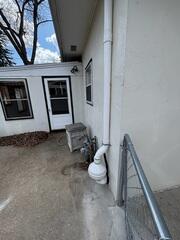 The exterior of the home after the installation