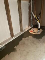 After: The homeowner was given peace of mind knowing their basement was properly repaired.