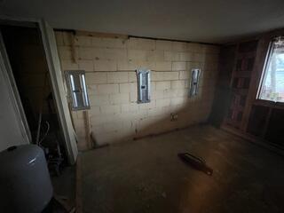 After our crew installed the GeoLock wall anchors.