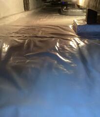 Our CleanSpace system not only keeps the crawl space protected, it also brightens the whole space with its white finish that will allow the homeowner to see the crawl space is free of dirt, water and rodents.