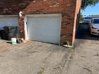 Step 0: This was the picture our Inspector took upon the free initial inspection. The wall opposite of this garage door was where the basement was leaking the most. It was also leaking on the wall to the right of the garage.