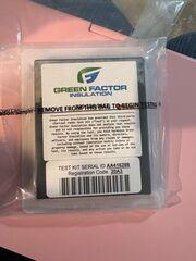 Test Kit: 3rd-party kit used for post-installation verification of radon reduction.