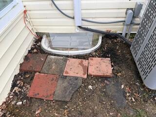 SunHouse Window Well was used to keep debris out with its clear lid while giving the crawl space plenty of light.