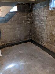 The flooring was restored with concrete