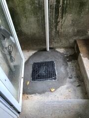 Box Drain installed