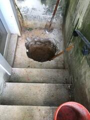 Process of installing the Box drainage system