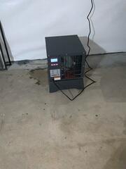 SaniDry Sedona was placed in the basement to rid the air of humidity.