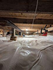 Crawl space fully encapsulated with CleanSpace