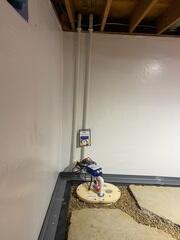 During: Our Foreman, Raul, and his crew secured all the products throughout the basement.