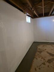 CleanSpace was installed on the wall to seal out moisture, humidity, and odors