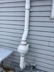 After: The homeowner was given peace of mind knowing their radon risk was reduced.