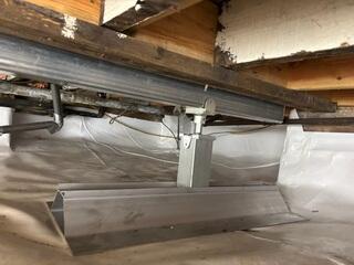Added to address foundation settlement and weakened support beams, our SmartJack System delivers adjustable, long-term structural support that stabilizes the crawl space and restores proper load distribution beneath the home.