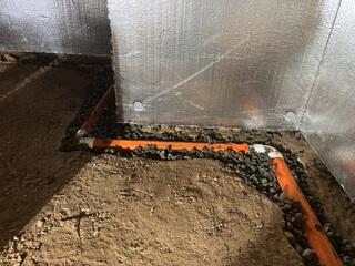 Chosen to effectively capture and redirect groundwater, our StarPipe Drainage System relieves hydrostatic pressure and prevents water from accumulating in the crawl space.