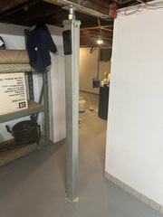 Our crew installed the SmartJack Support System to reinforce compromised support beams and prevent further foundation settlement.